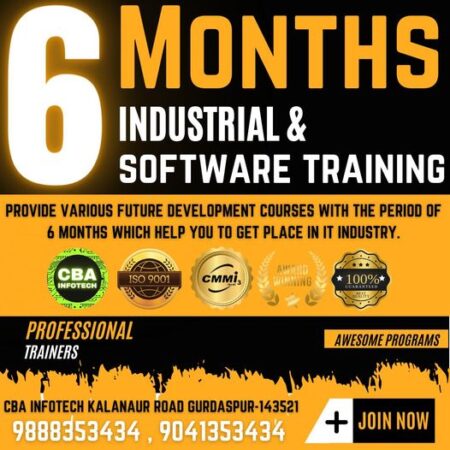 6-month industrial training in Gurdaspur